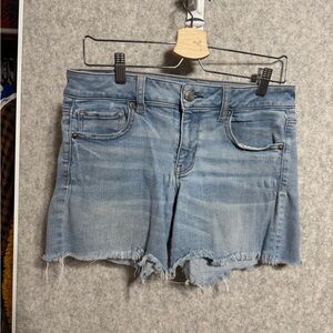 American Eagle Outfitters Light Blue Jean Shorts